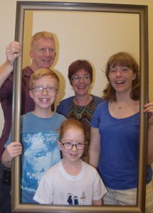 Graeme and his family